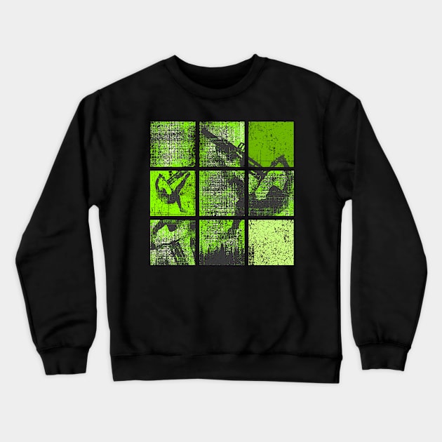 MTB Yella Art Crewneck Sweatshirt by OneRedFox